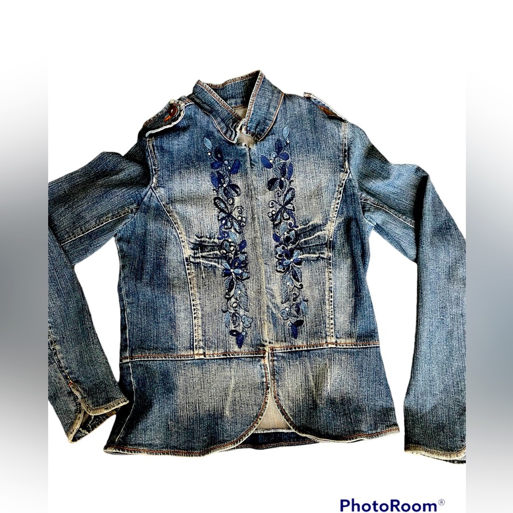 BNOT Paris Blue Jean jacket, S, gives Free People Vibes☺️